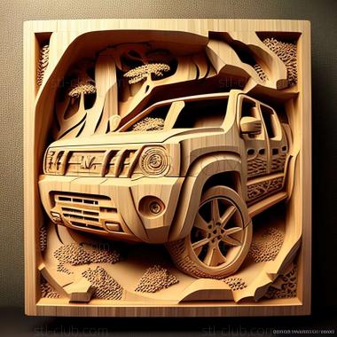 3D мадэль Nissan Xterra (STL)